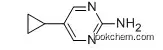 Molecular Structure of 21573-16-0 (Pyrimidine, 2-amino-5-cyclopropyl- (8CI))